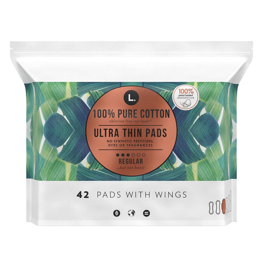 L. Chlorine Free Ultra Thin Pads with Wings