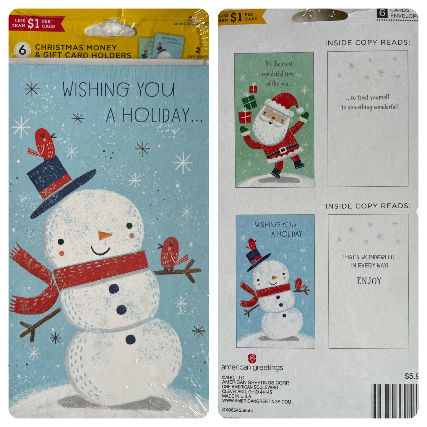 American Greetings Christmas Cards