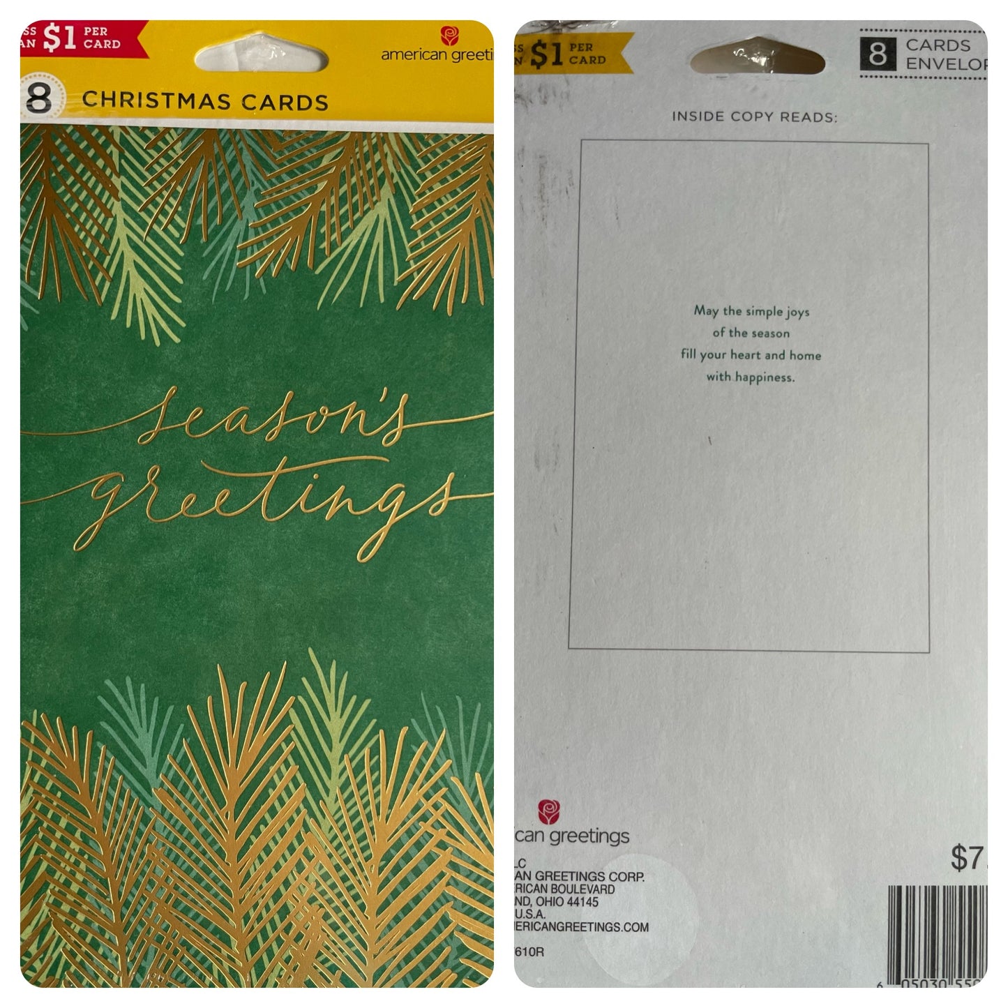 American Greetings Christmas Cards
