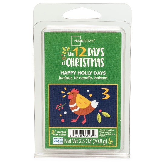 Mainstays 12 Days Of Christmas Wax Melts