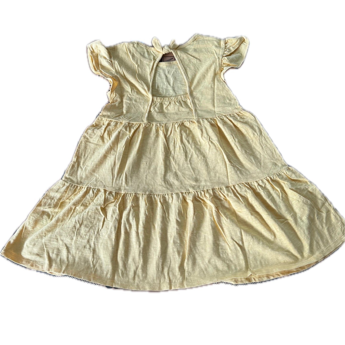 Girls, Cat & Jack Short Sleeved Yellow Dress, Size 7/8