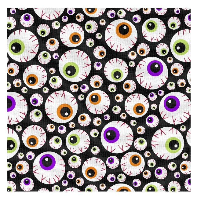 David Textiles 1-Yard Cotton Christmas and Halloween Fabric