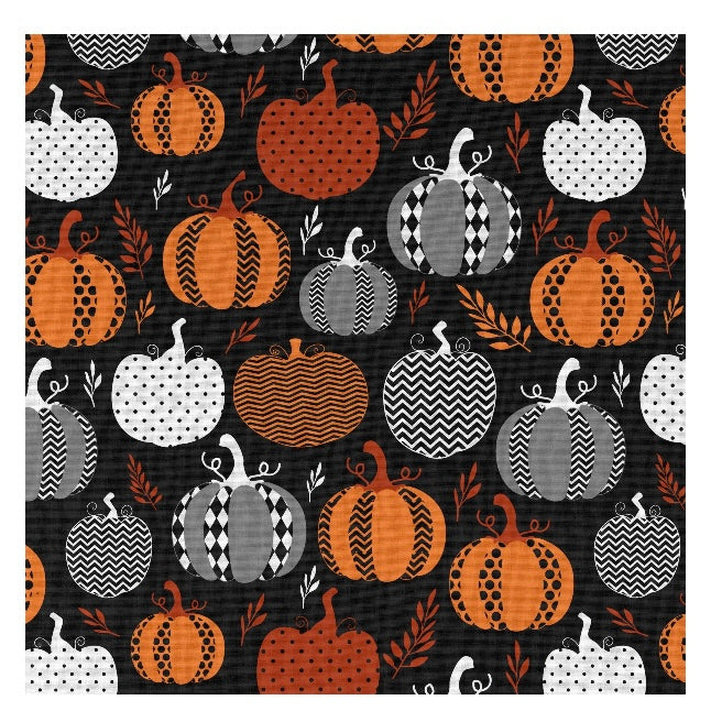 David Textiles 1-Yard Cotton Christmas and Halloween Fabric