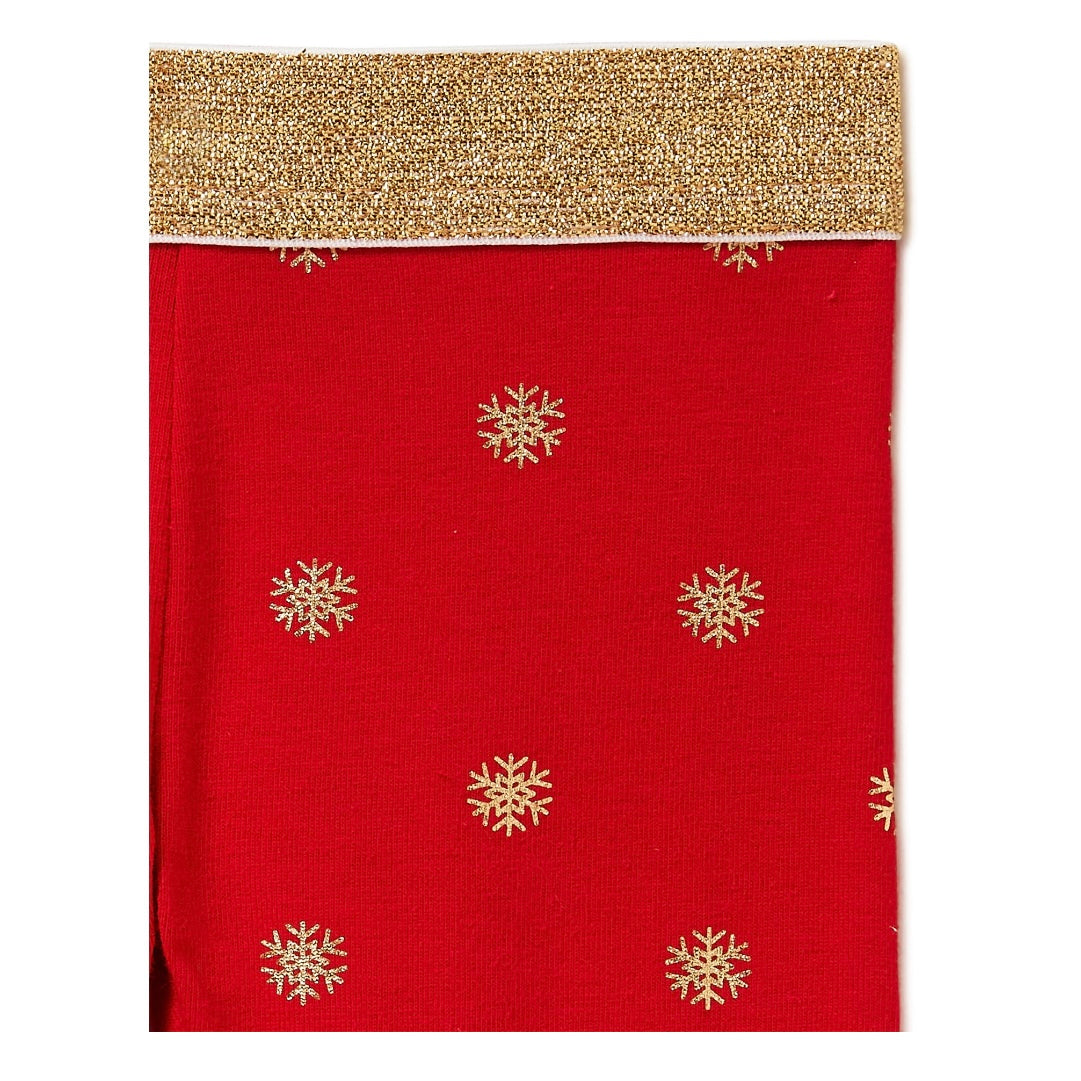 Youth, Baby Girls Printed Christmas Leggings