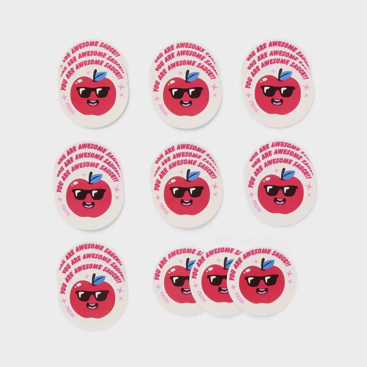 Valentine's Day Snack Giveaway Stickers