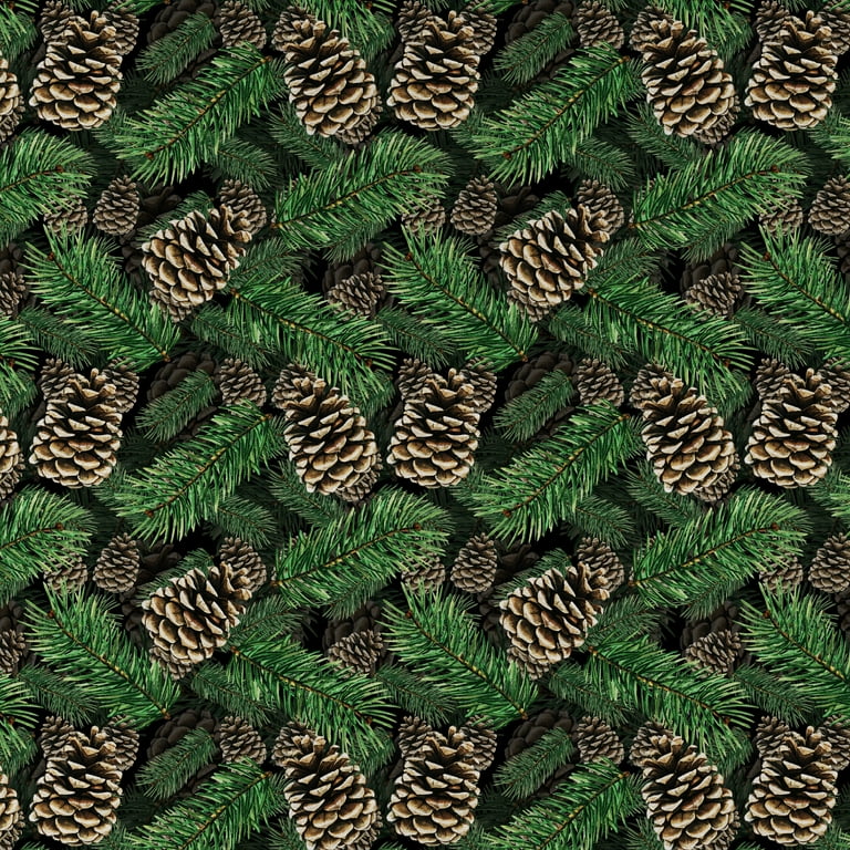 David Textiles 1-Yard Cotton Christmas and Halloween Fabric