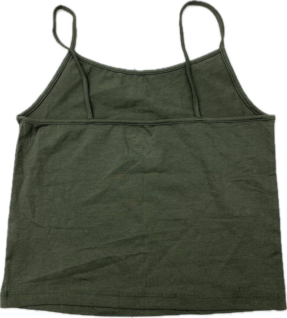 Women’s, Wild Fable Olive Green Tank Spaghetti Strap Tank Top, Size M