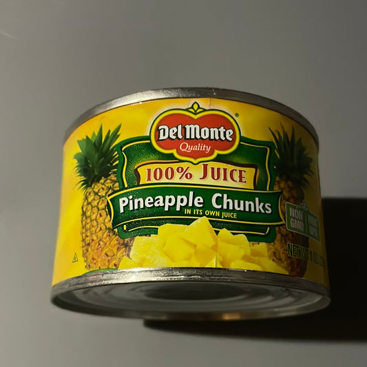 Del Monte Pineapple Chunks, 8oz