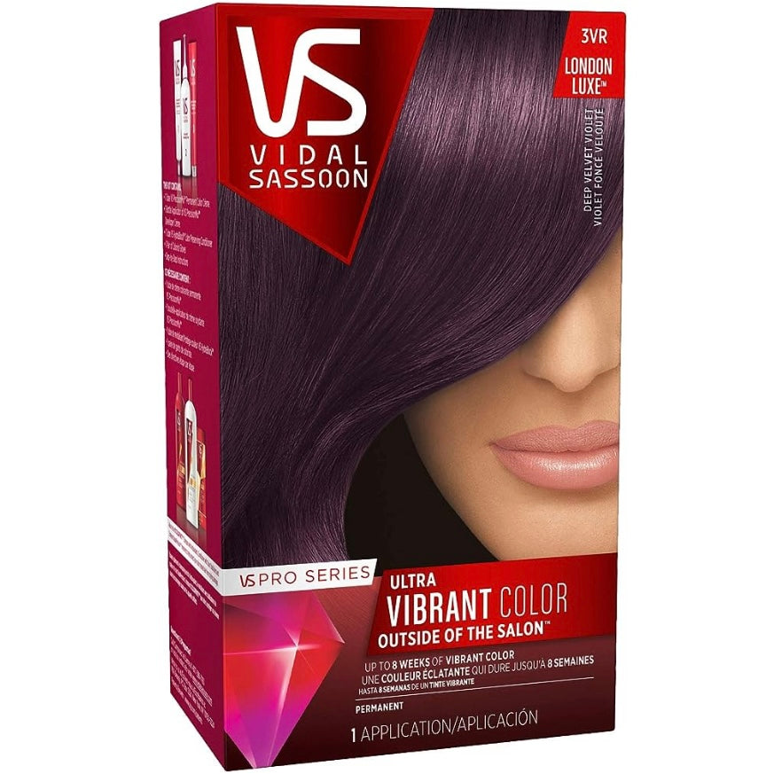 Clairol Vidal Sassoon Pro Series Permanent Hair Color, 1 Application, Hair Dye