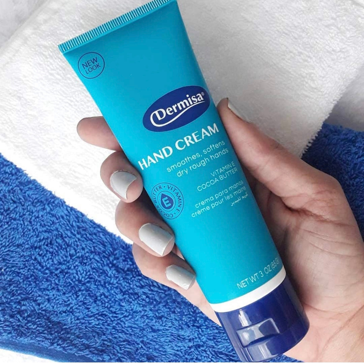 Dermisa Hand Cream | Nourishing Formula For Dry Hands | Contains Cocoa Butter, Collagen & Vitamin-E, 3oz