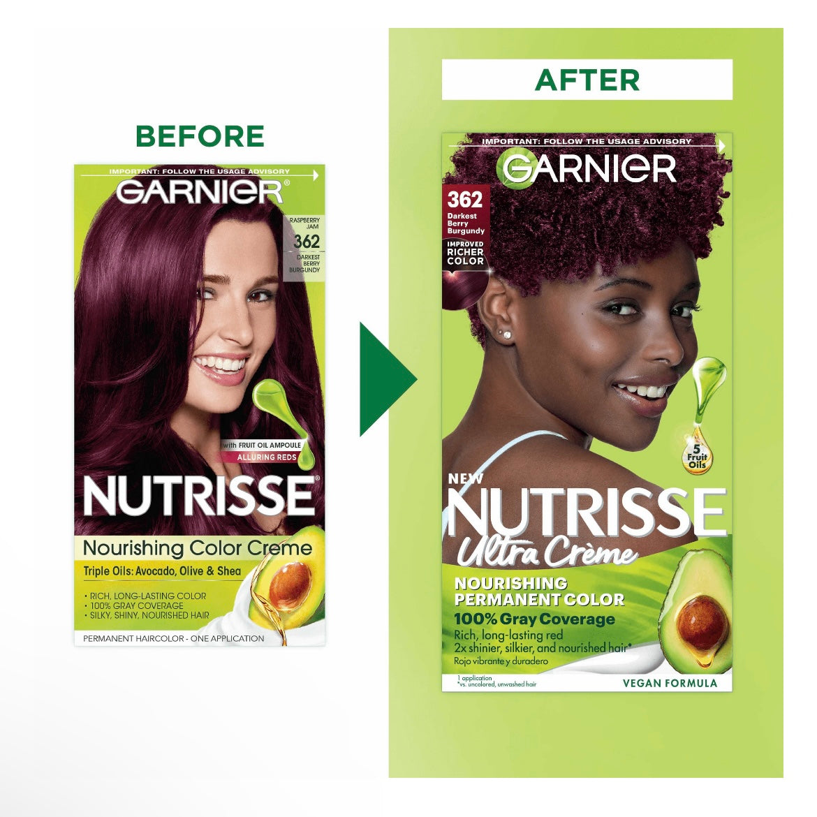 Garnier Nutrisse Ultra Color Nourishing Bold Permanent Hair Creme