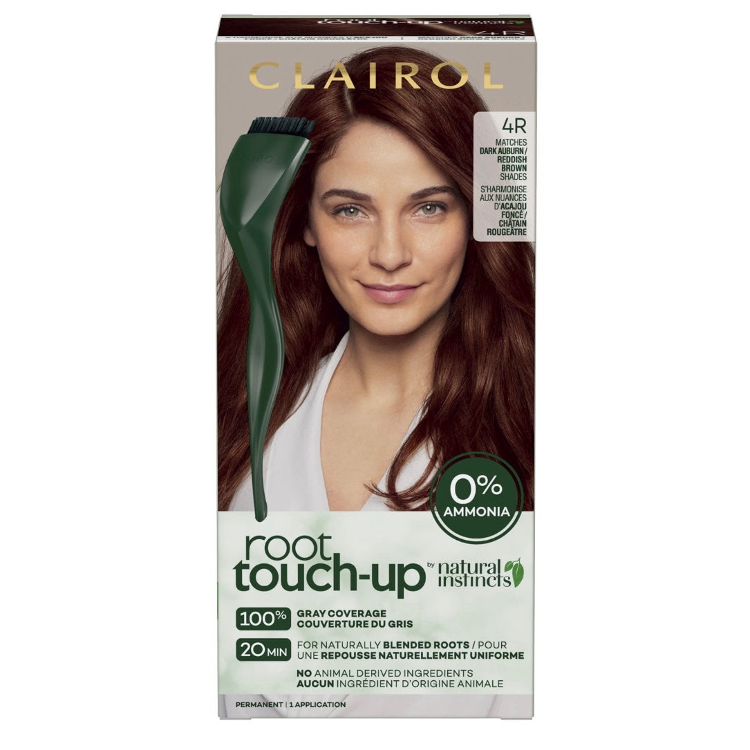 Clairol Natural Instincts Root Touch-Up Permanent Hair Color Creme, Hair Dye, 1 Application