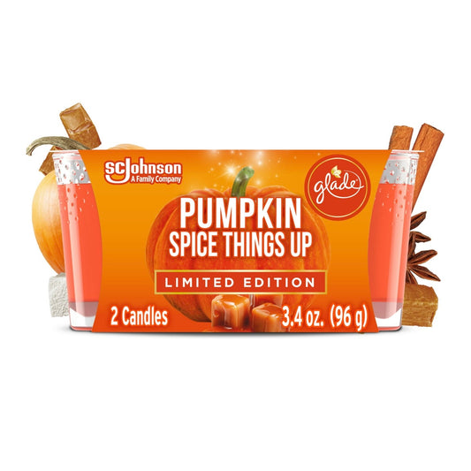 Glade Twin Scented Candle, 2 x 3.4 Oz