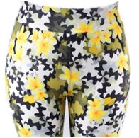 Leggings, Yellow Flowers