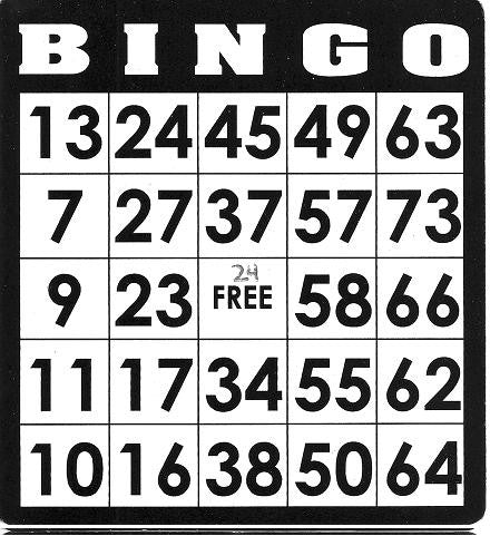 Game, Bingo: 9/19 at 3pm EST