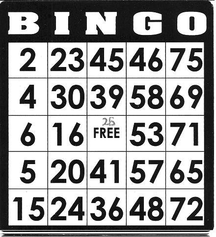 Game, Bingo: 9/19 at 3pm EST