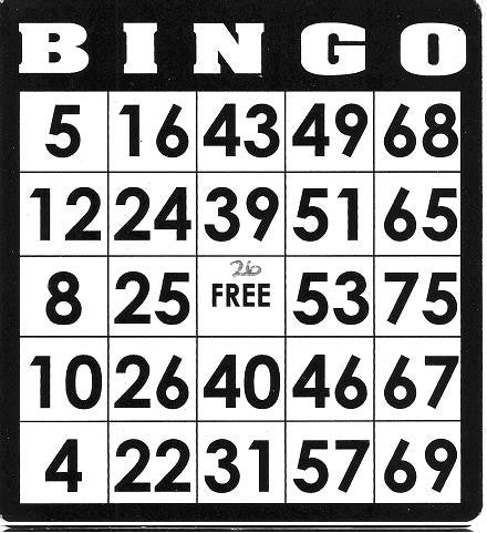 Game, Bingo: 9/19 at 3pm EST