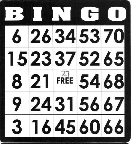 Game, Bingo: 9/19 at 3pm EST