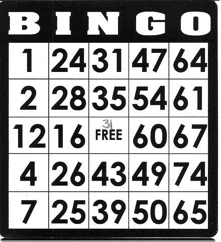 Game, Bingo: 9/19 at 3pm EST