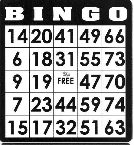 Game, Bingo: 9/19 at 3pm EST