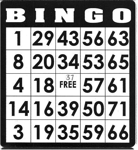 Game, Bingo: 9/19 at 3pm EST