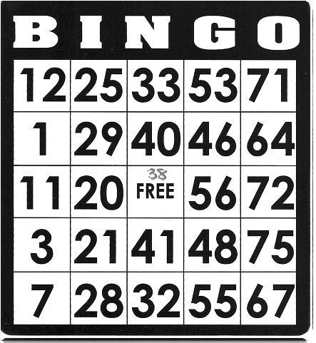 Game, Bingo: 9/19 at 3pm EST