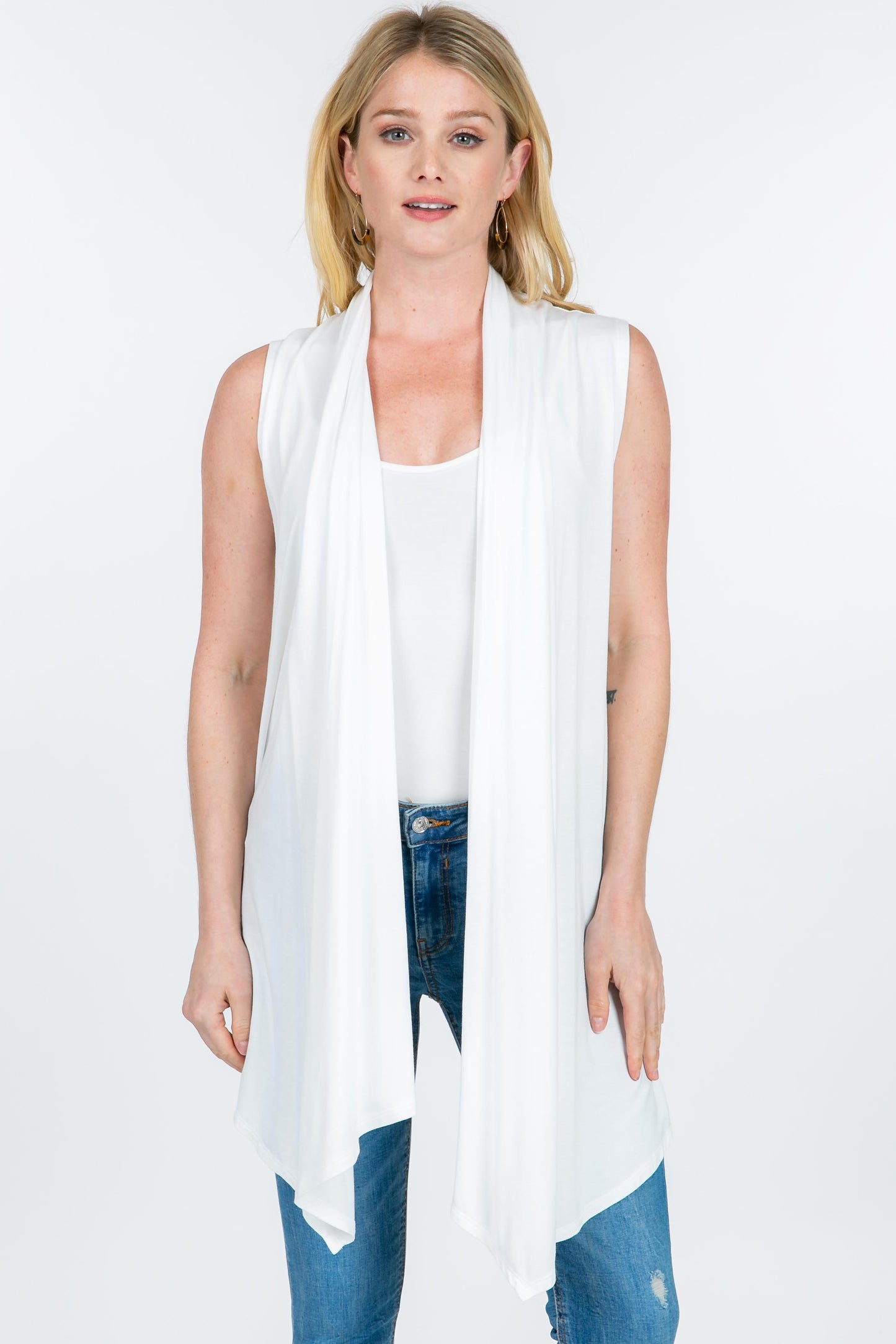 Shirts, Sleeveless Cardigan
