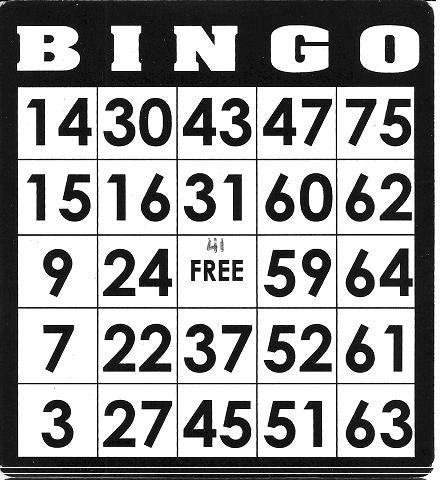 Game, Bingo: 9/19 at 3pm EST
