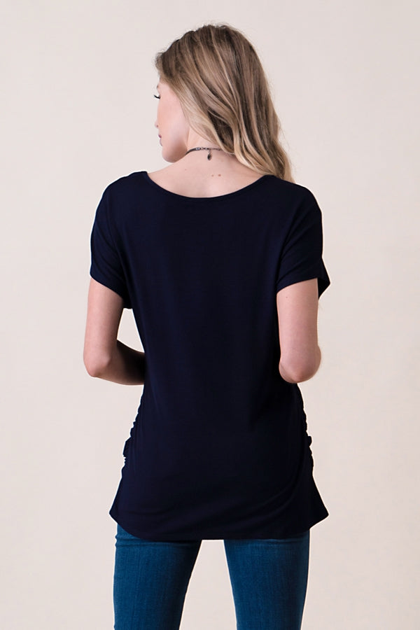 Shirts, T Strap V Neck Front Knot Tank
