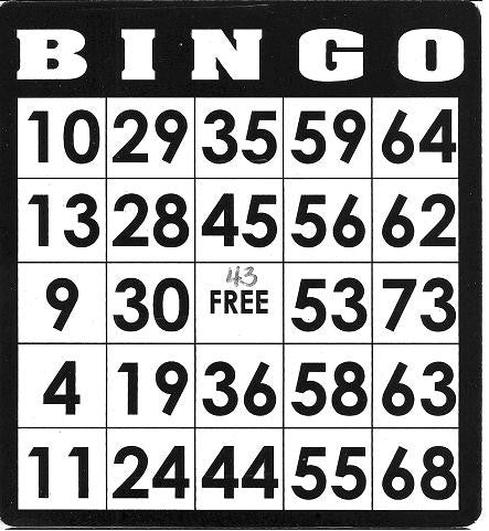 Game, Bingo: 9/19 at 3pm EST