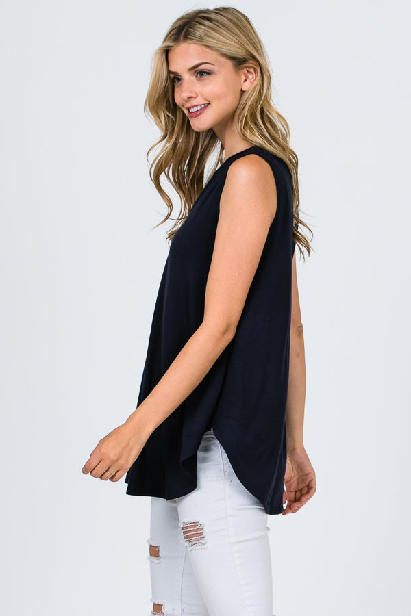 Tops, Sleeveless w/Keyhole Front and Back