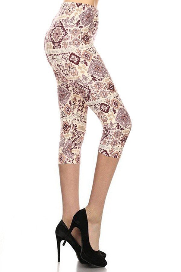 Leggings, Wine Bandana