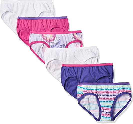 Girl’s Hanes Tagless Hipsters Underwear