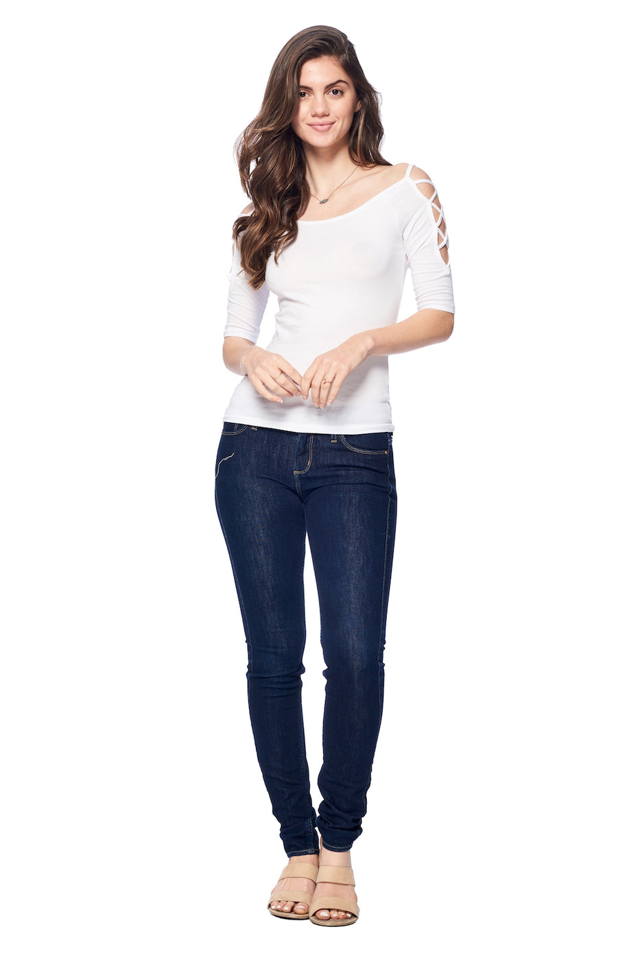 Tops, Cotton Elbow Sleeve