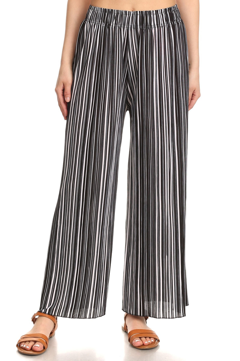 Leggings, Black and White Palazzo Pants