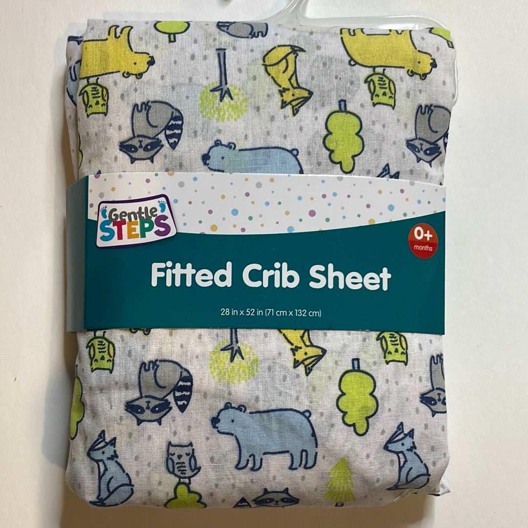 Baby, Gentle Steps Fitted Crib Sheet