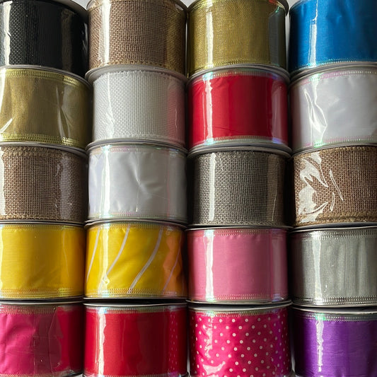 2” Wire Edge Ribbon, 9 Ft