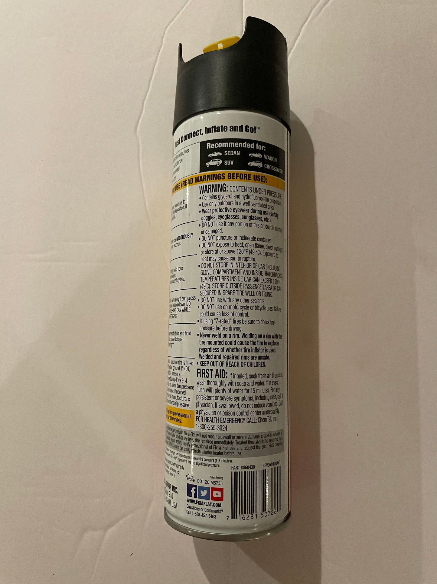 The Original Fix A Flat Tire Inflator