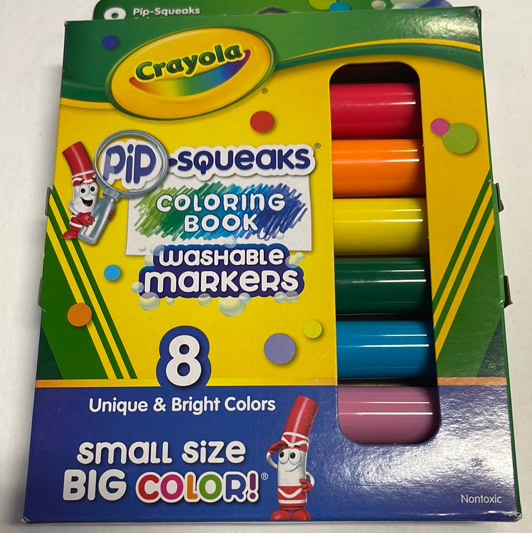 Crayola Pip Squeaks Washable Markers, 8 Ct