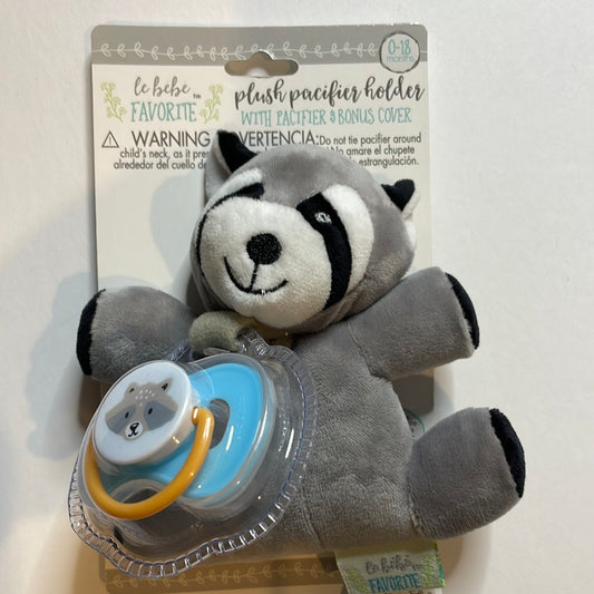 Baby, Le Bebe Elephant Plush Pacifier w/Pacifier