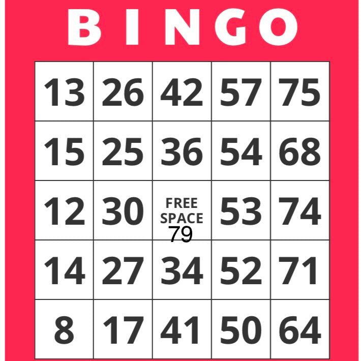 Game, Bingo: 9/19 at 3pm EST
