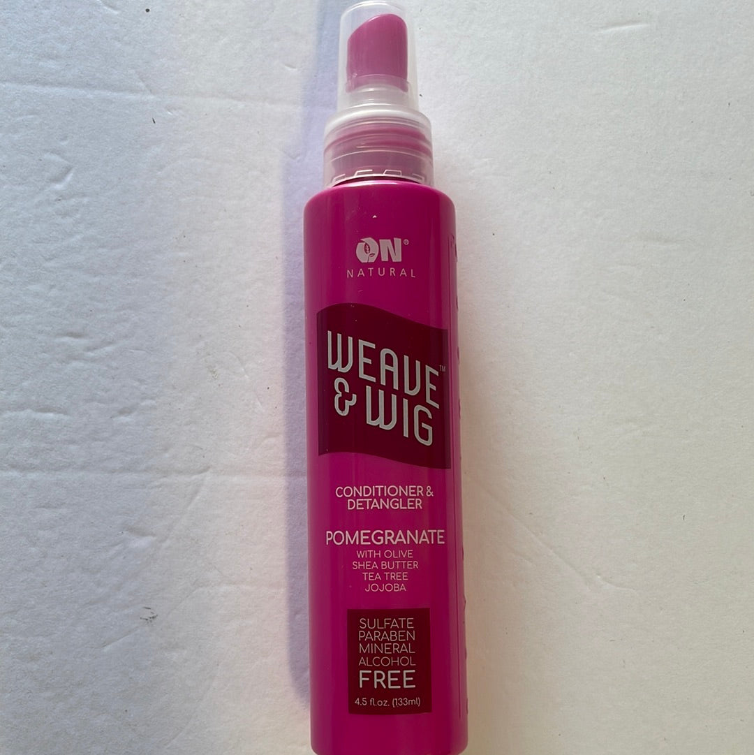 On Natural Weave And Wig Conditioner And Detangler