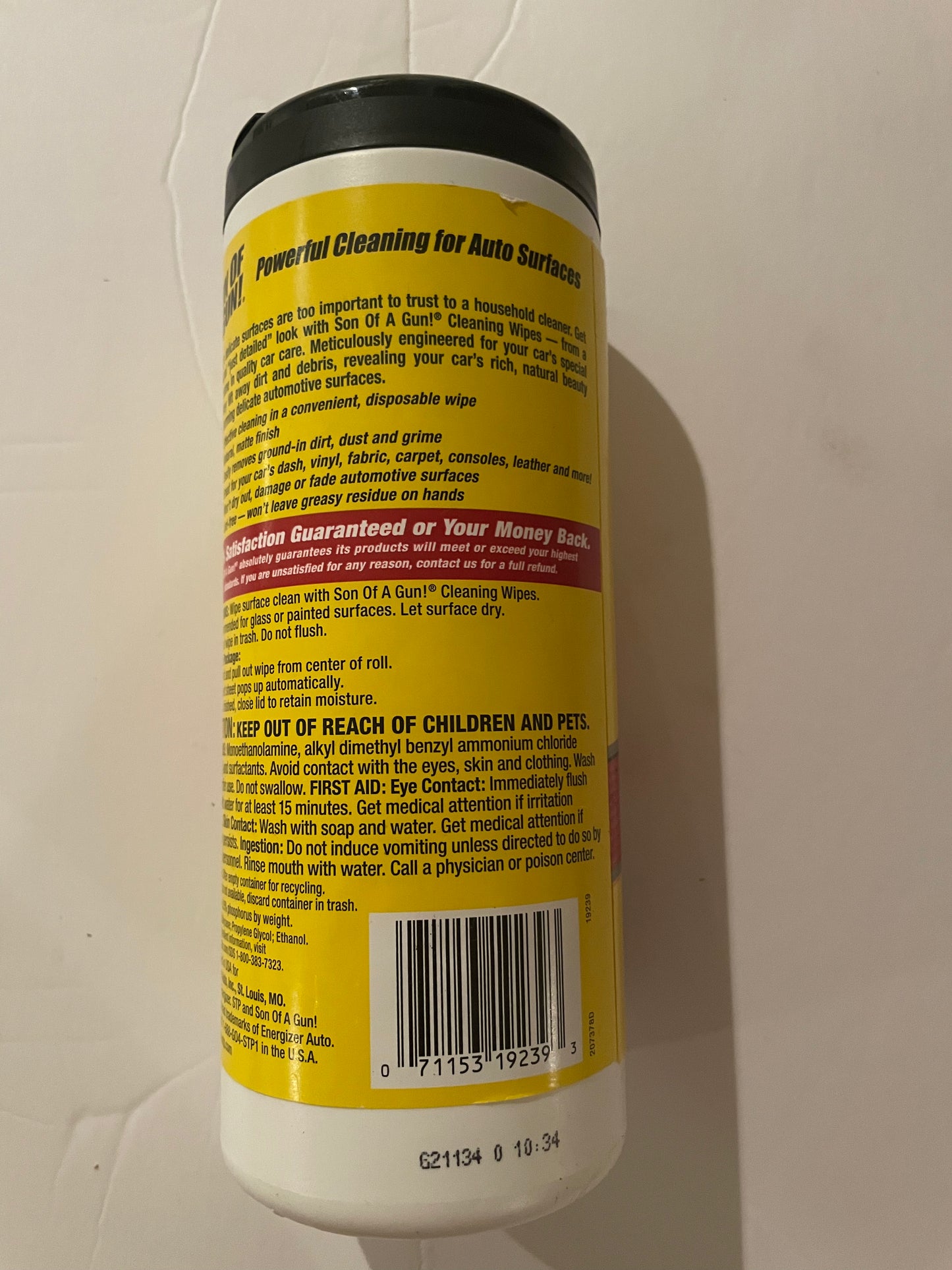 Automotive, STP Son Of A Gun Cleaning Wipes