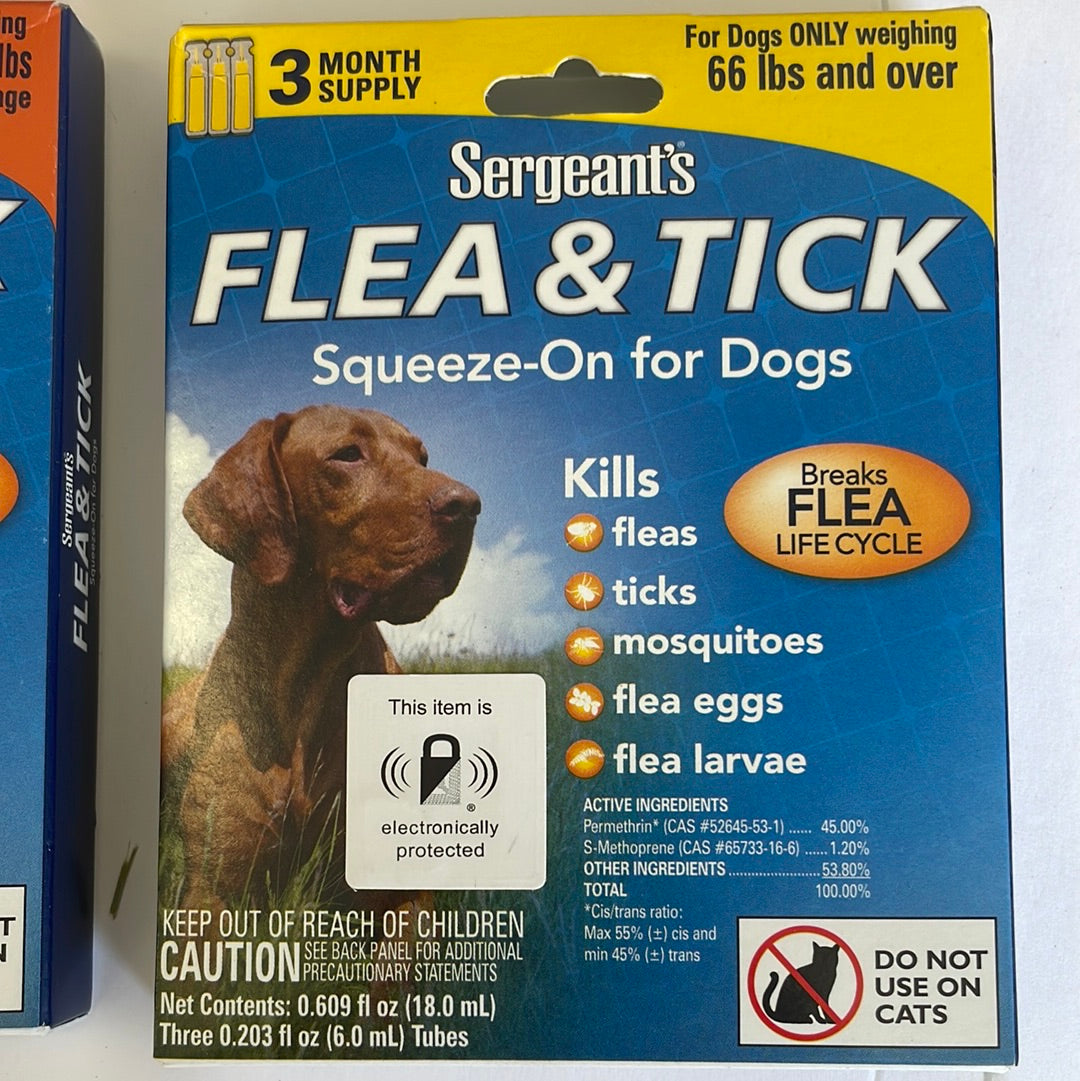 Sergeant’s Dual Action Flea & Tick Squeeze On