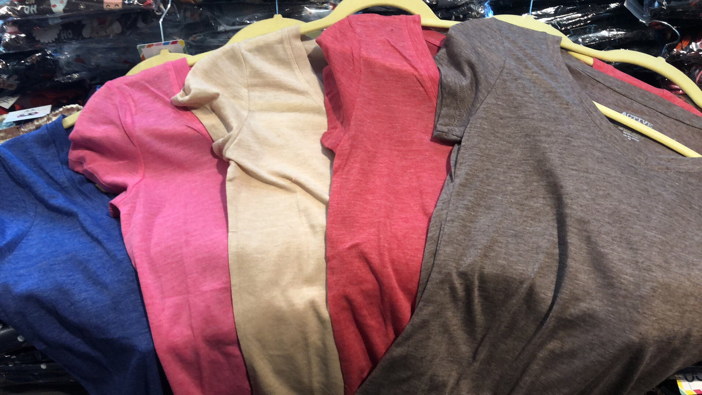 Tops, V-Neck Tee
