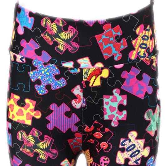 Leggings, Puzzle Pieces