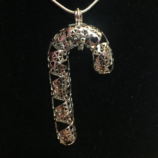 Candy Cane Multi-Pearl Cage Pendant (Sterling silver)