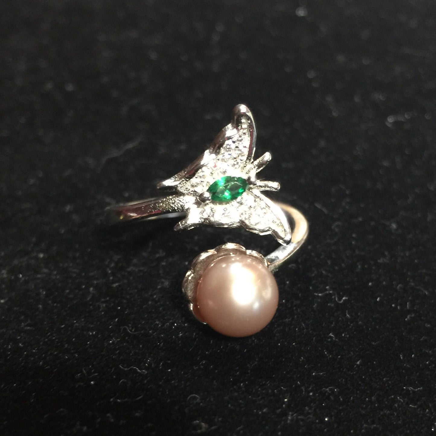 Wrap Around Butterfly Ring Mounting (Sterling silver)