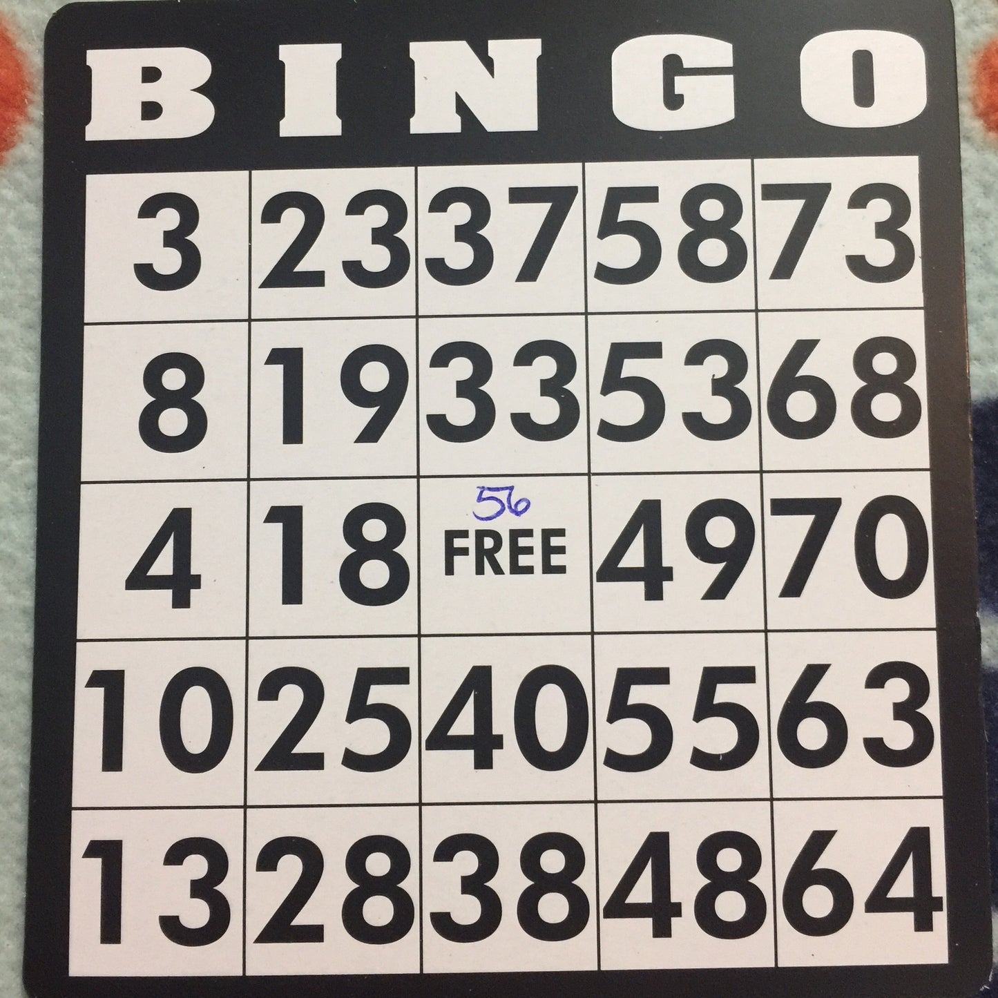 Game, Bingo: 9/19 at 3pm EST