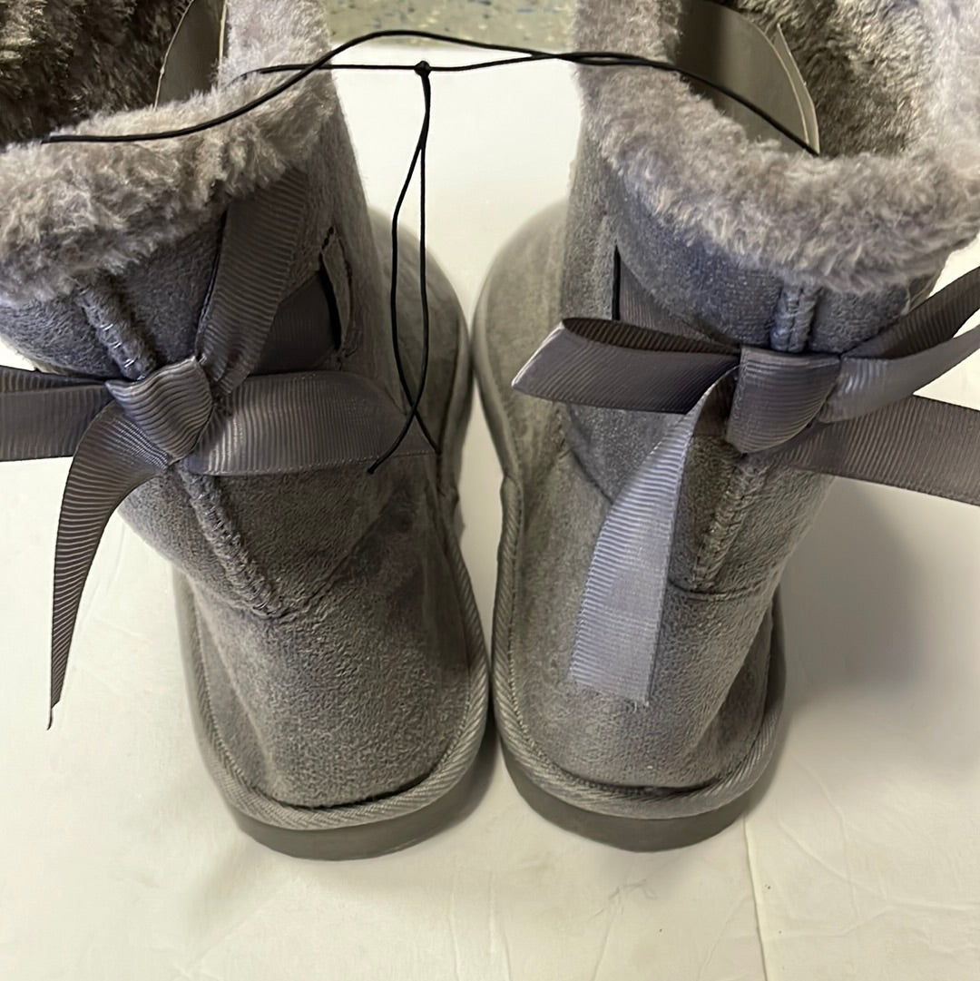 Women’s, Bobbie Brooks Grey Sherpa Boots